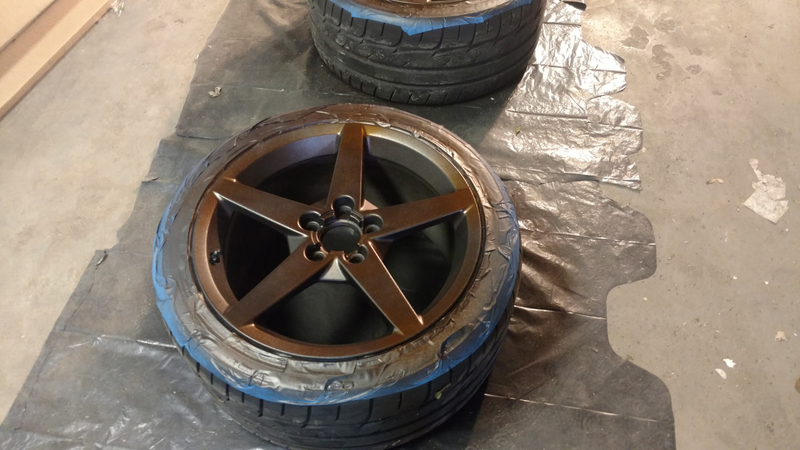 One coat of metalizer